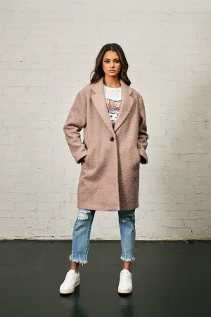 Sass Lana Coat - Blush