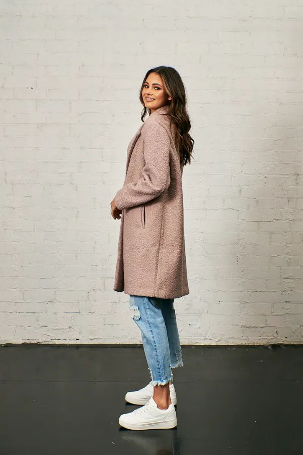 Sass Lana Coat - Blush