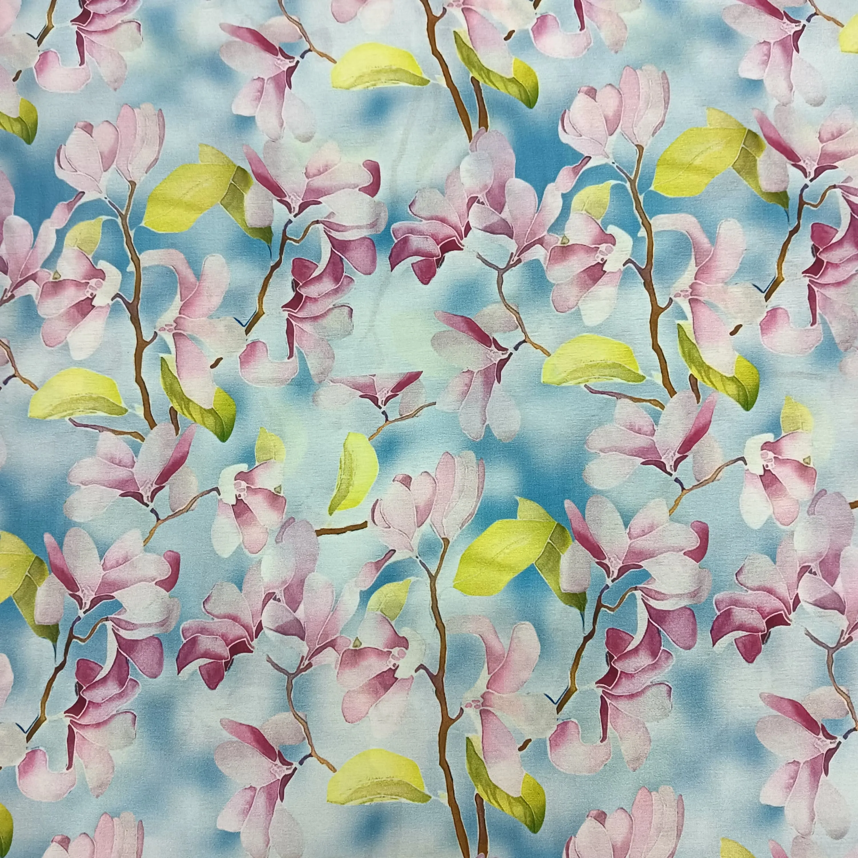 Satin Printed Floral