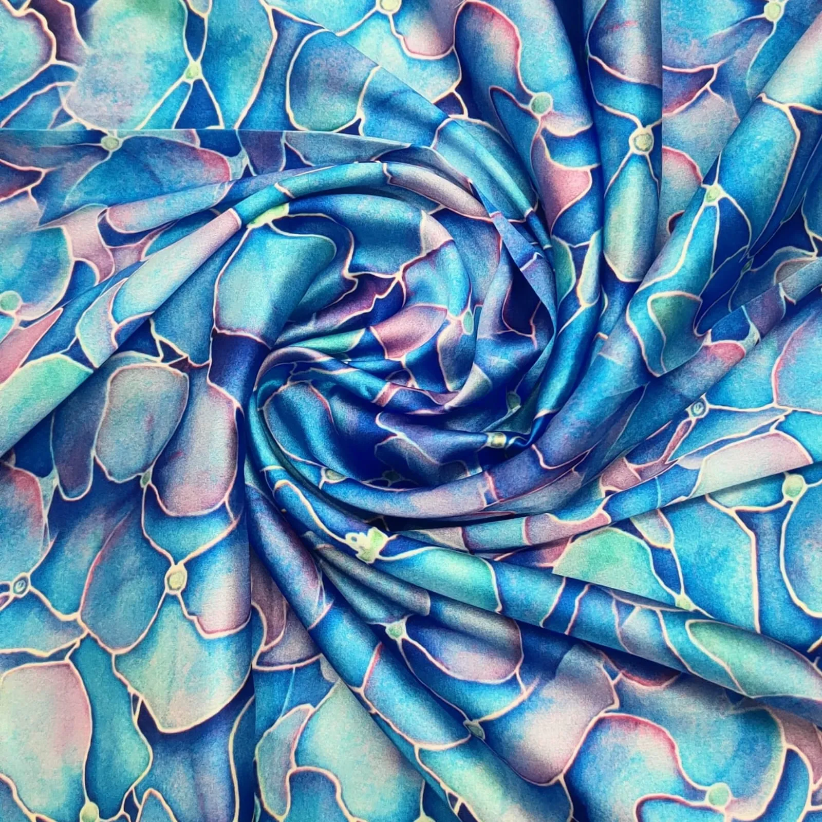Satin Printed Floral