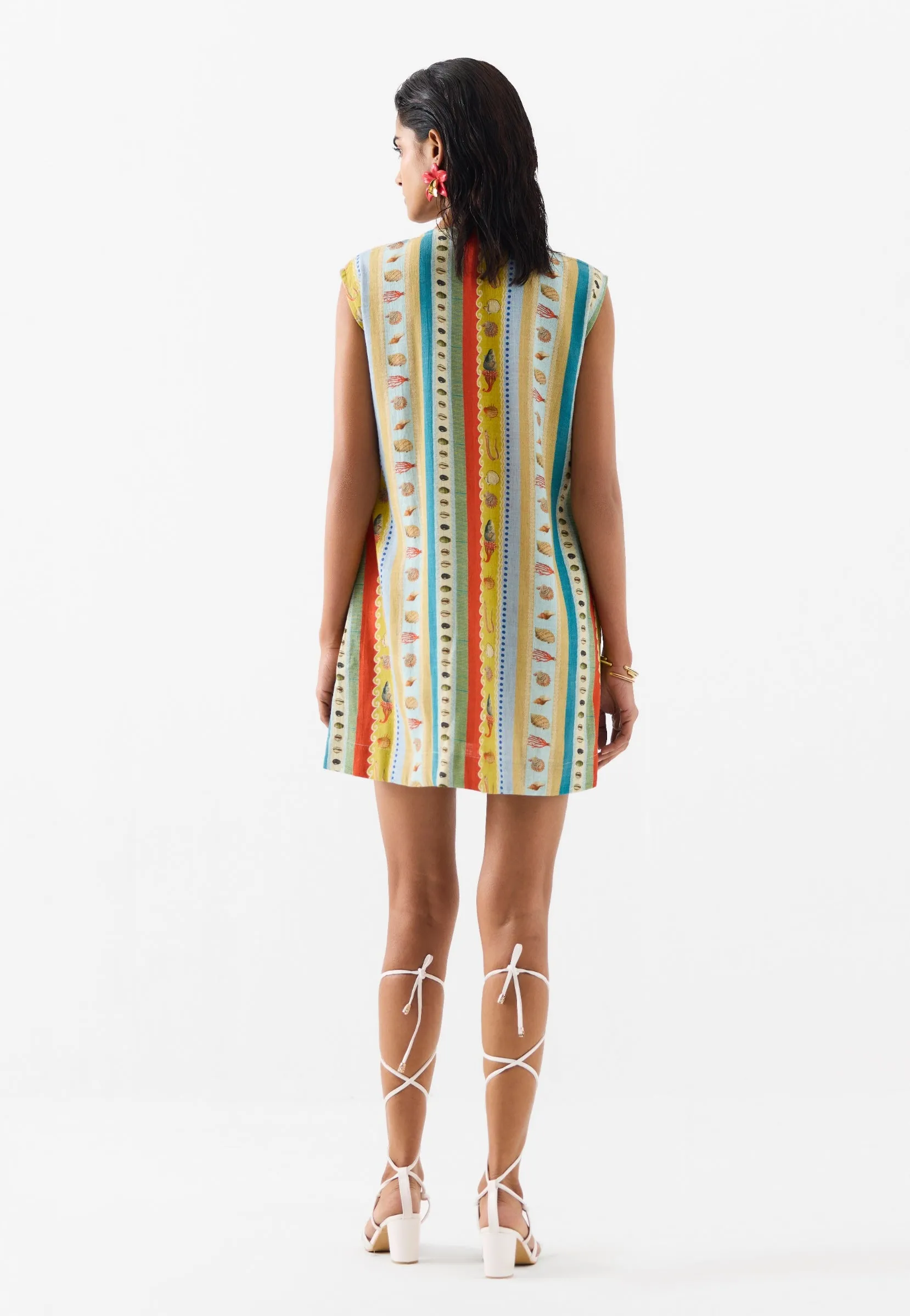 Sea shell mini dress