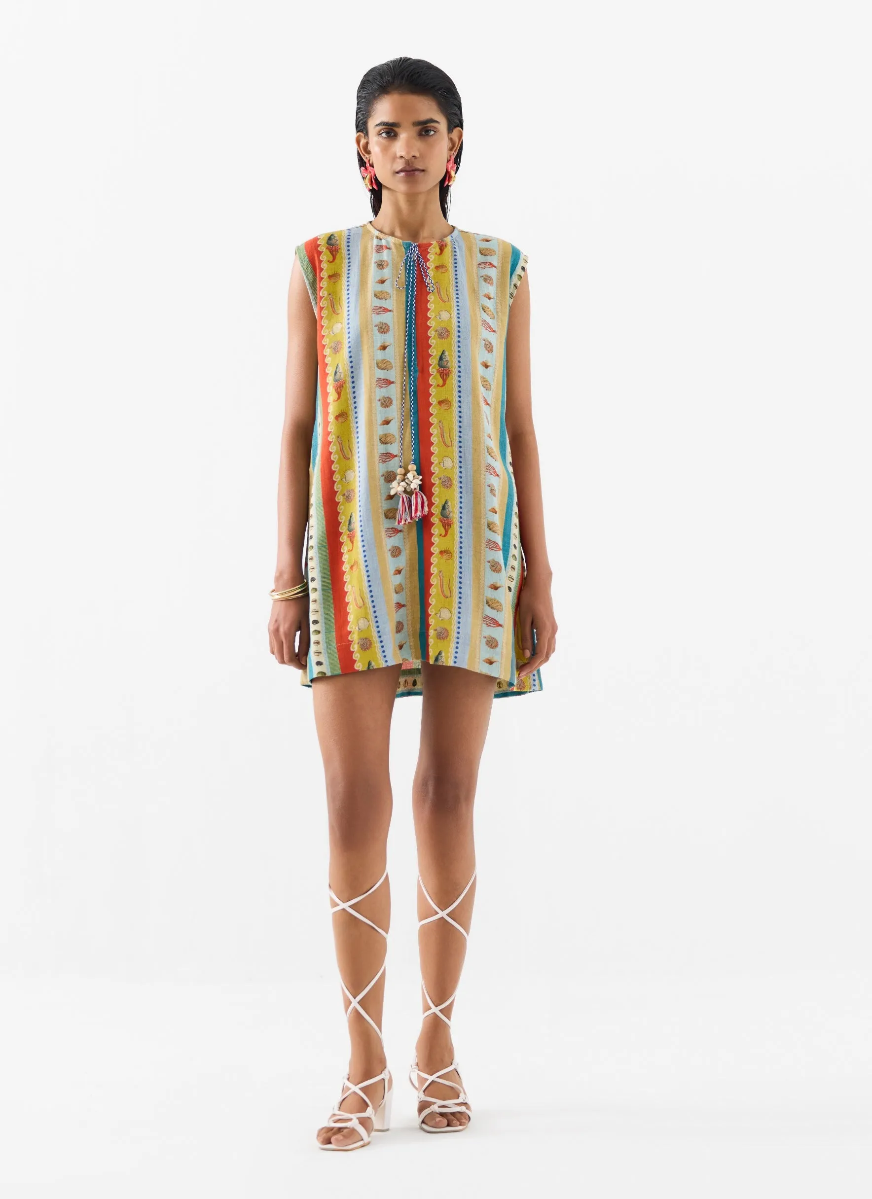Sea shell mini dress