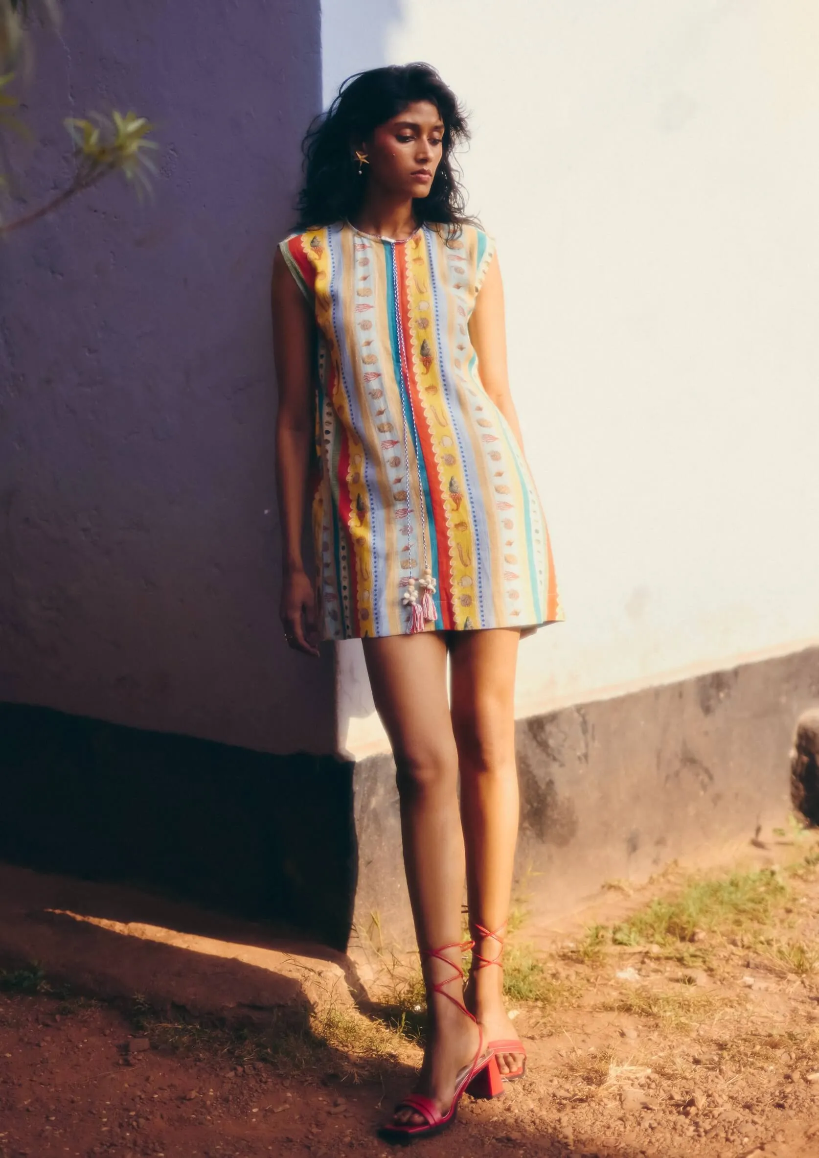 Sea shell mini dress