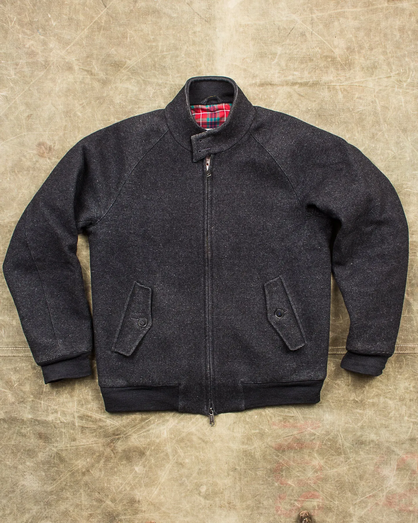 Second Hand Baracuta Harrington Wool Tweed Jacket Size 40