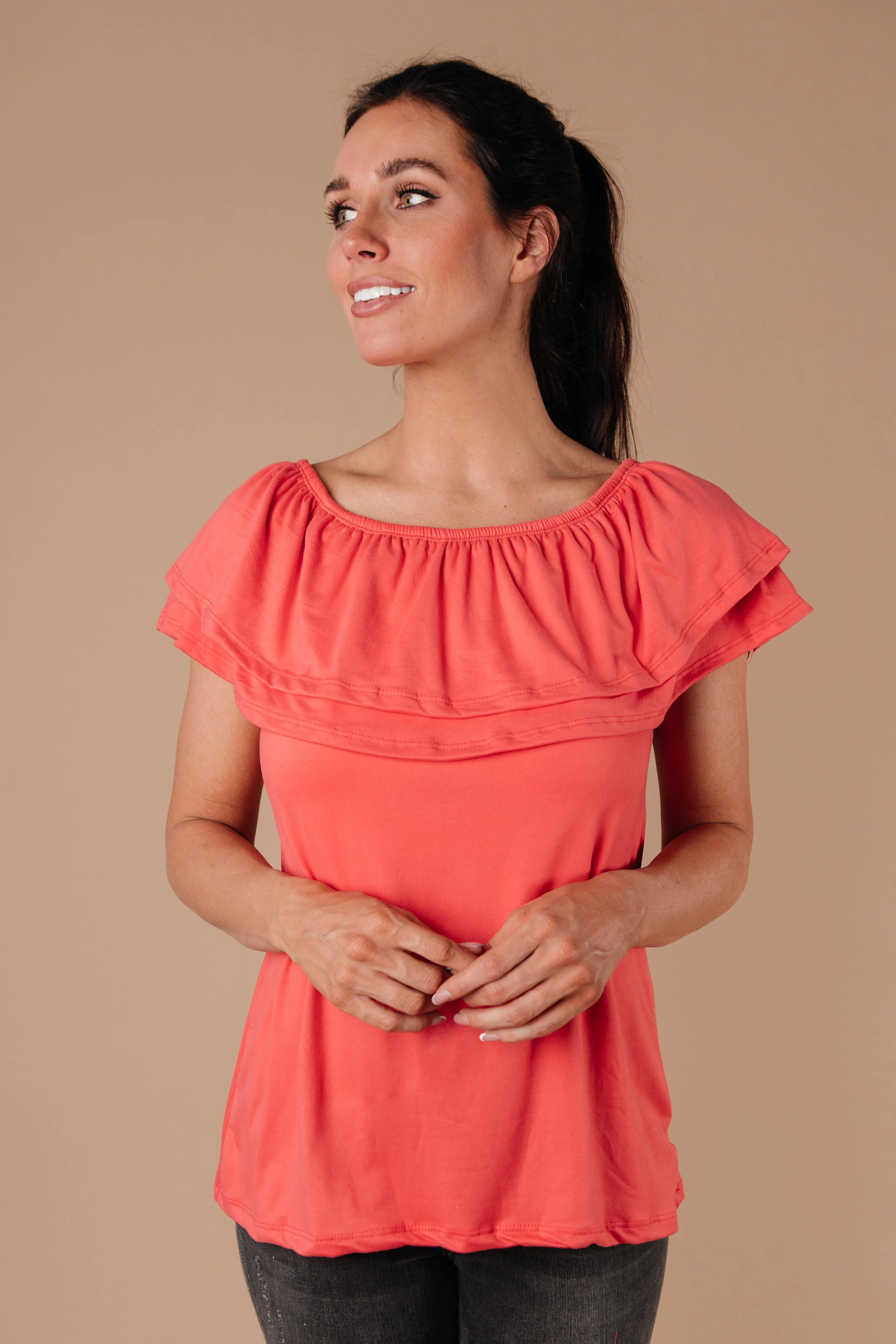 Sexy Señorita Off-Shoulder Top In Pink