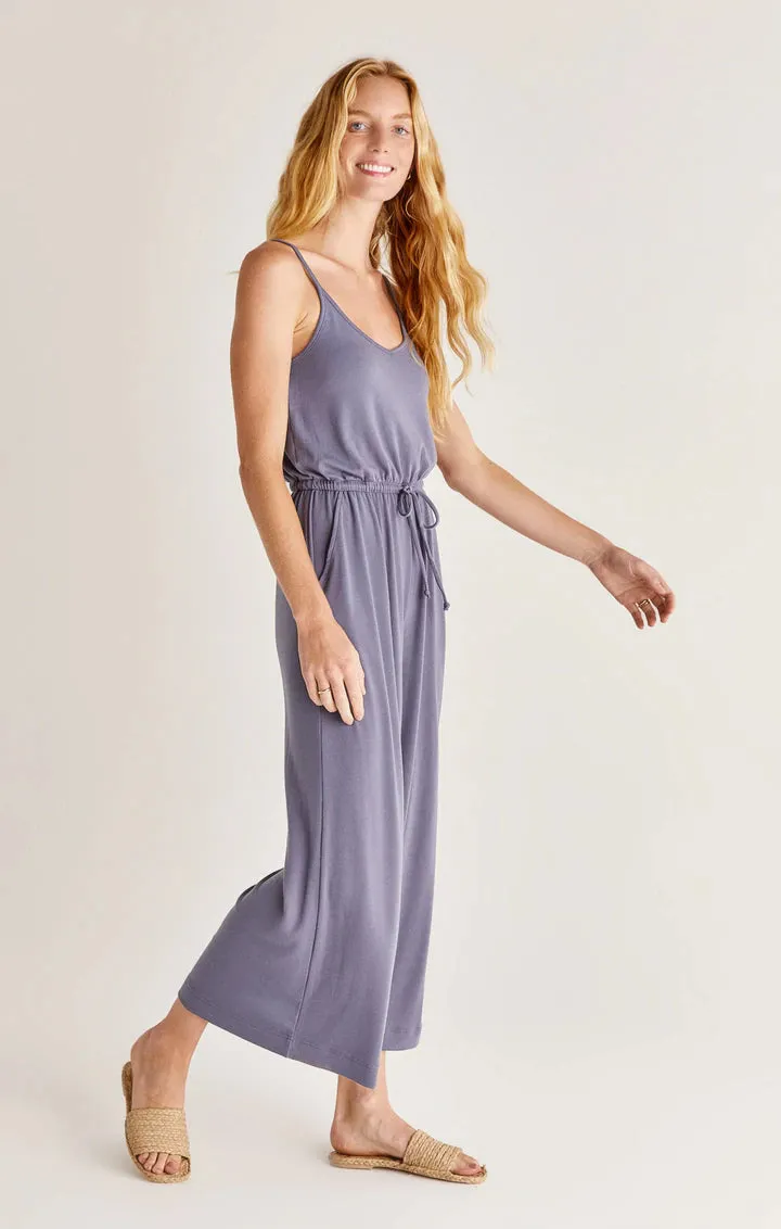 Shawn rib jumpsuit in indigo