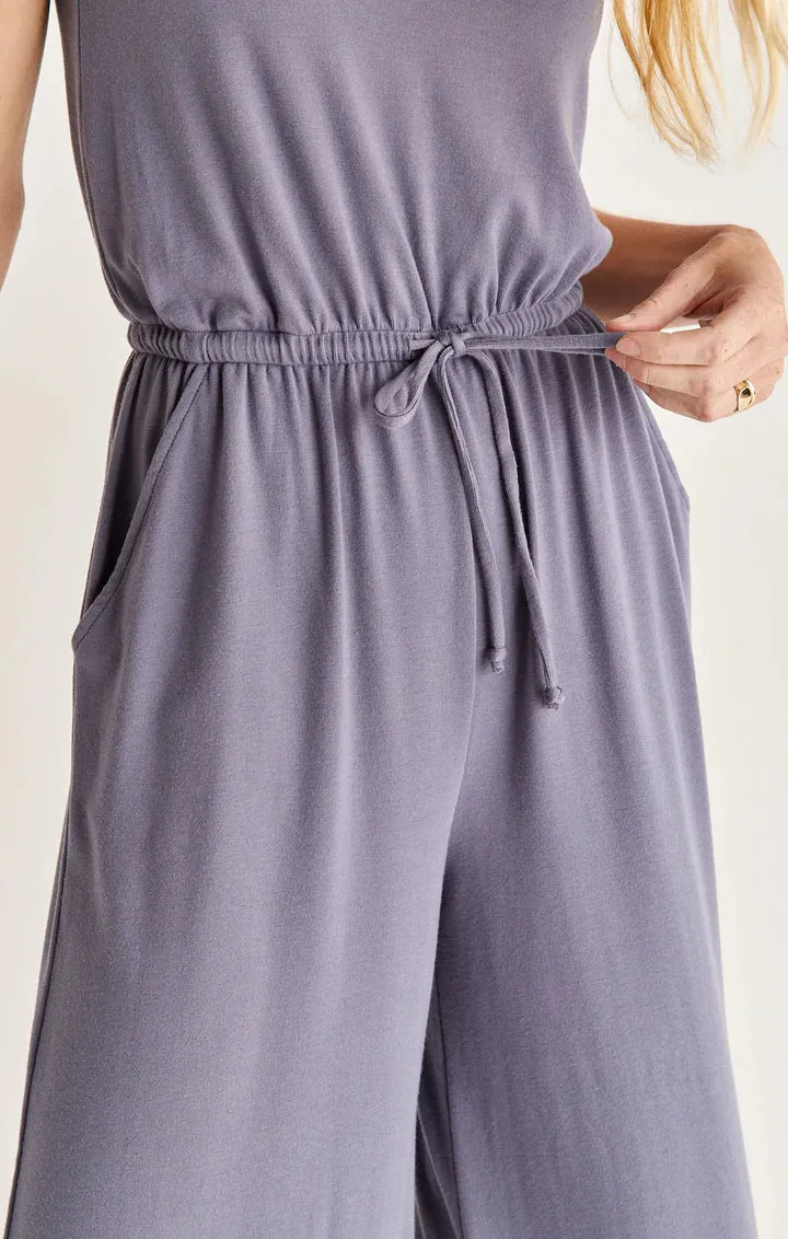 Shawn rib jumpsuit in indigo