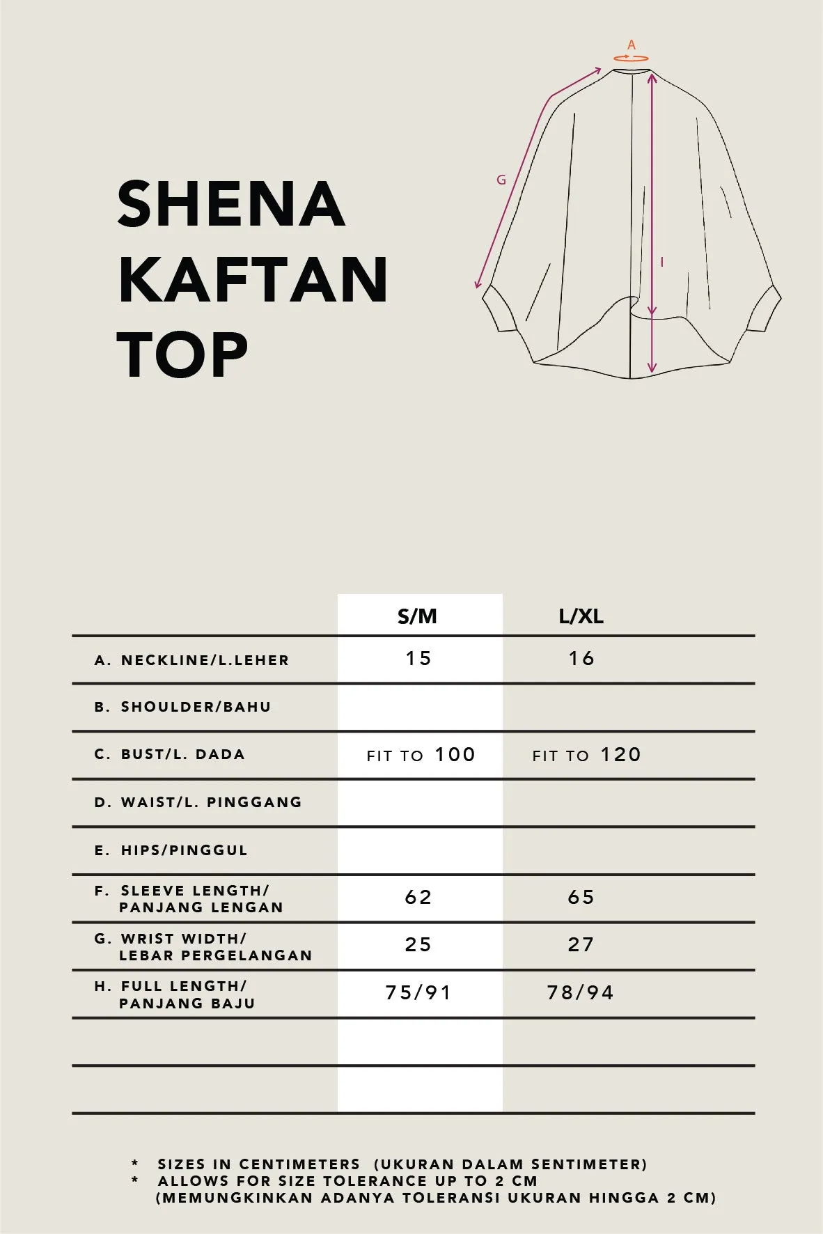 SHENA KAFTAN TOP NAVY