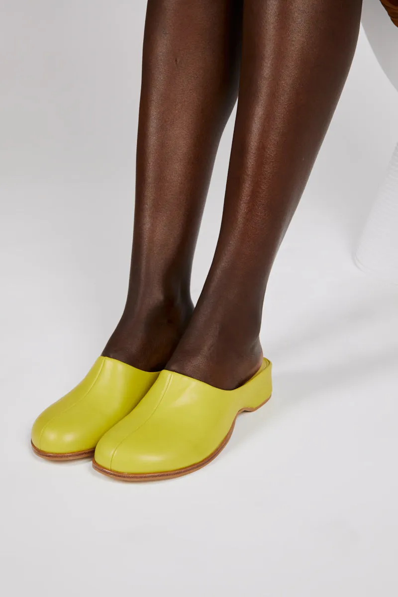 SHIFT LEATHER BUBBLE CLOG