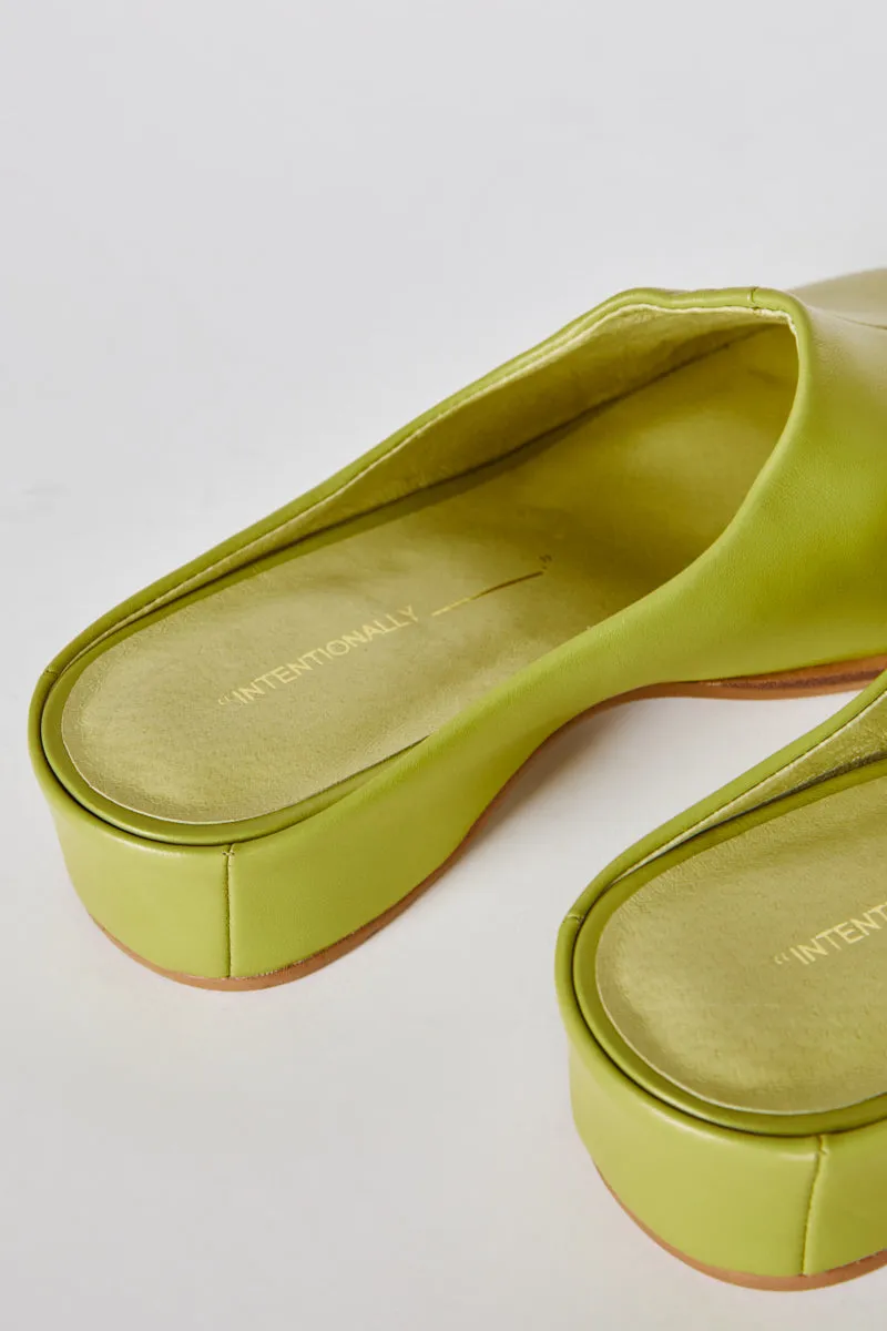 SHIFT LEATHER BUBBLE CLOG