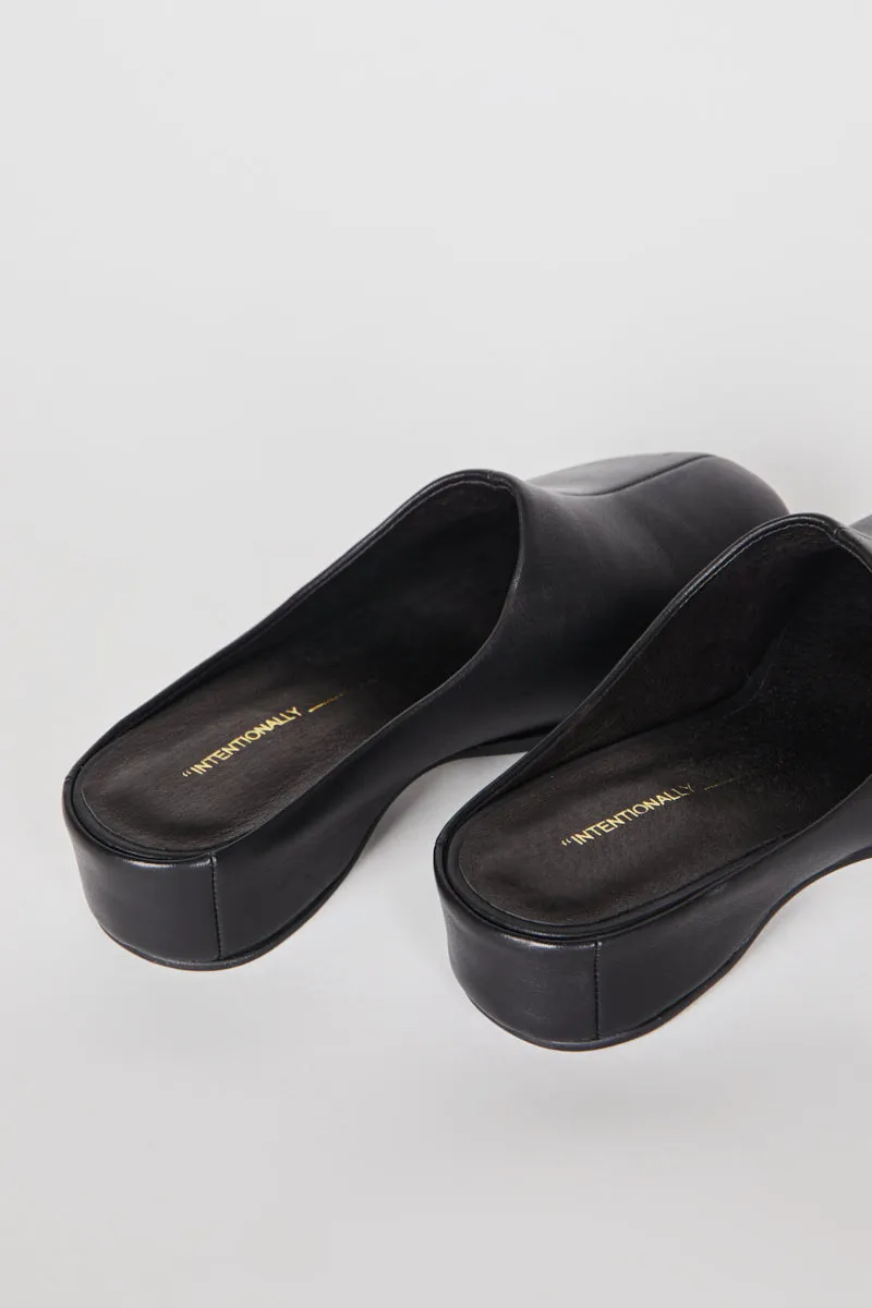 SHIFT LEATHER BUBBLE CLOG