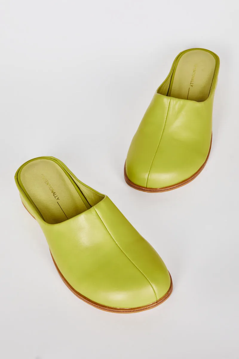 SHIFT LEATHER BUBBLE CLOG
