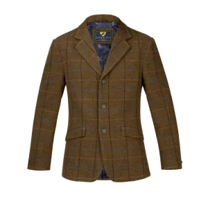 Shires Oak Brown Check Aubrion Saratoga Jacket - Gents