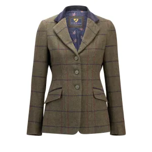 Shires Spruce Green Check Aubrion Saratoga Jacket