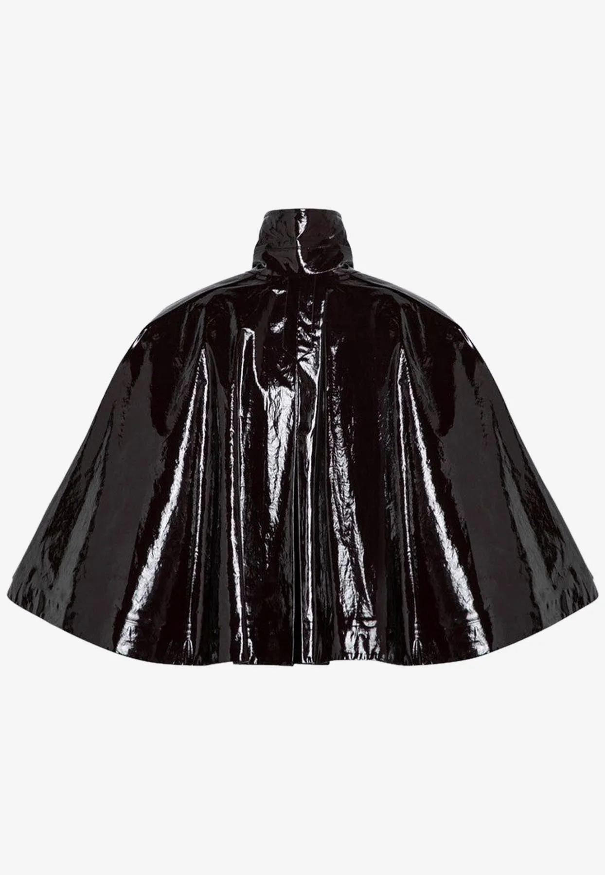 Short Shiny Lacquered Cape