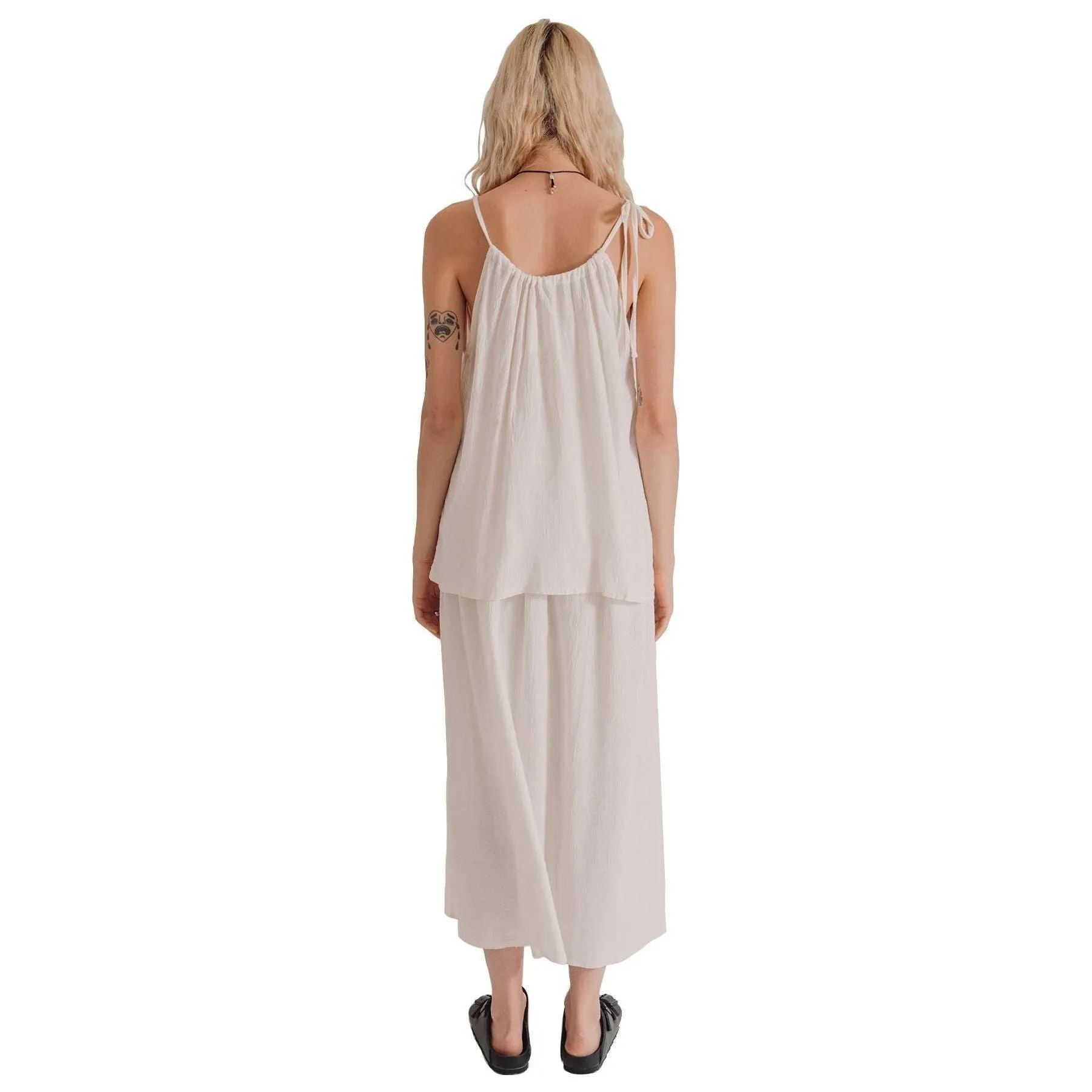 Sile Halter Top, Off White