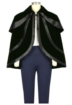 Steampunk Velvet Cape