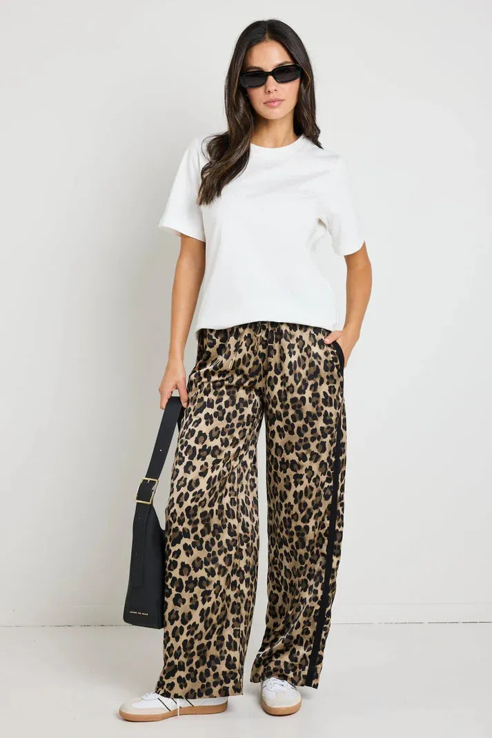 STORIES BE TOLD Townie Animal Satin Pants