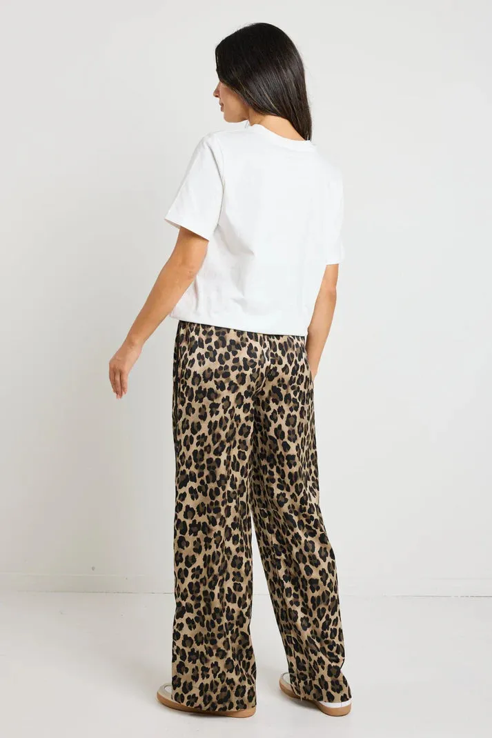 STORIES BE TOLD Townie Animal Satin Pants