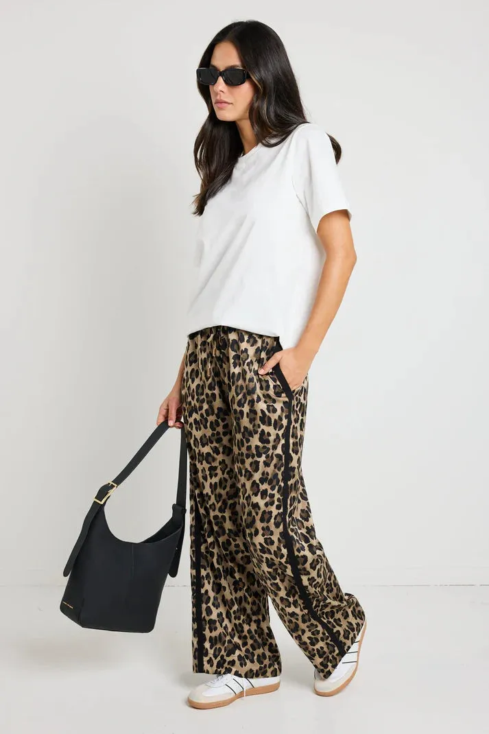 STORIES BE TOLD Townie Animal Satin Pants