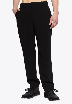 Straight-Leg Tailored Pants