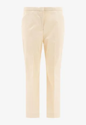 Straight-Leg Tailored Pants