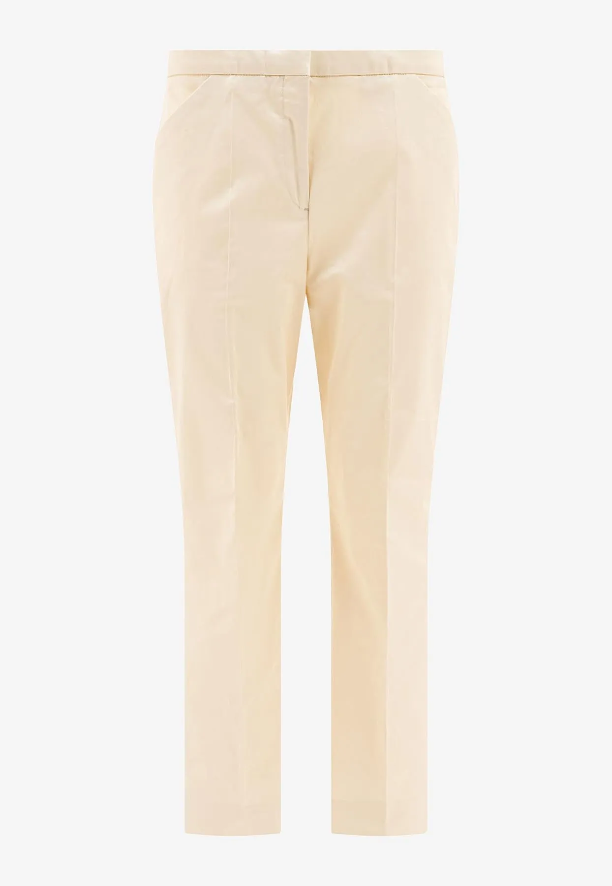 Straight-Leg Tailored Pants