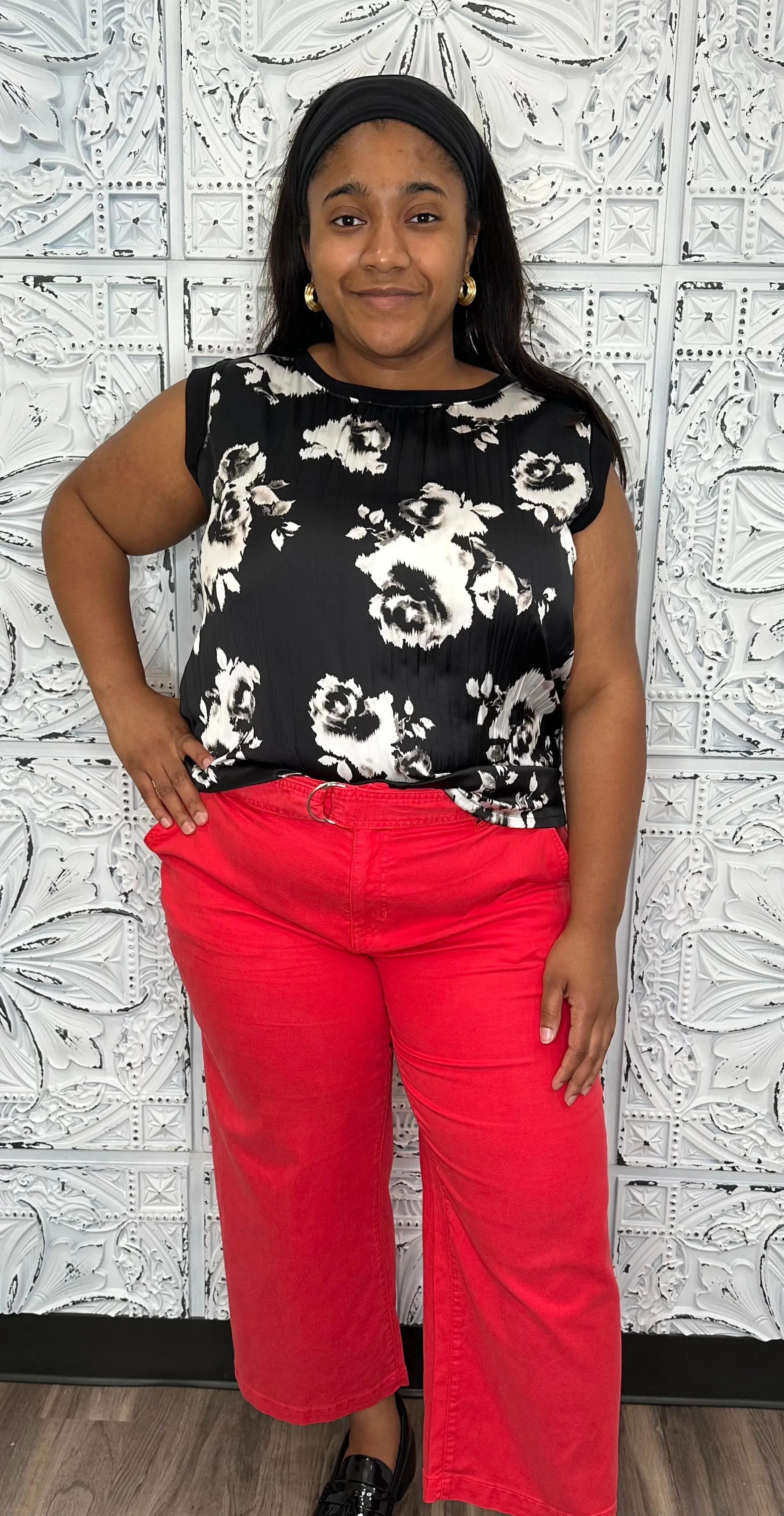 Stride High Rise Crop Wide Leg