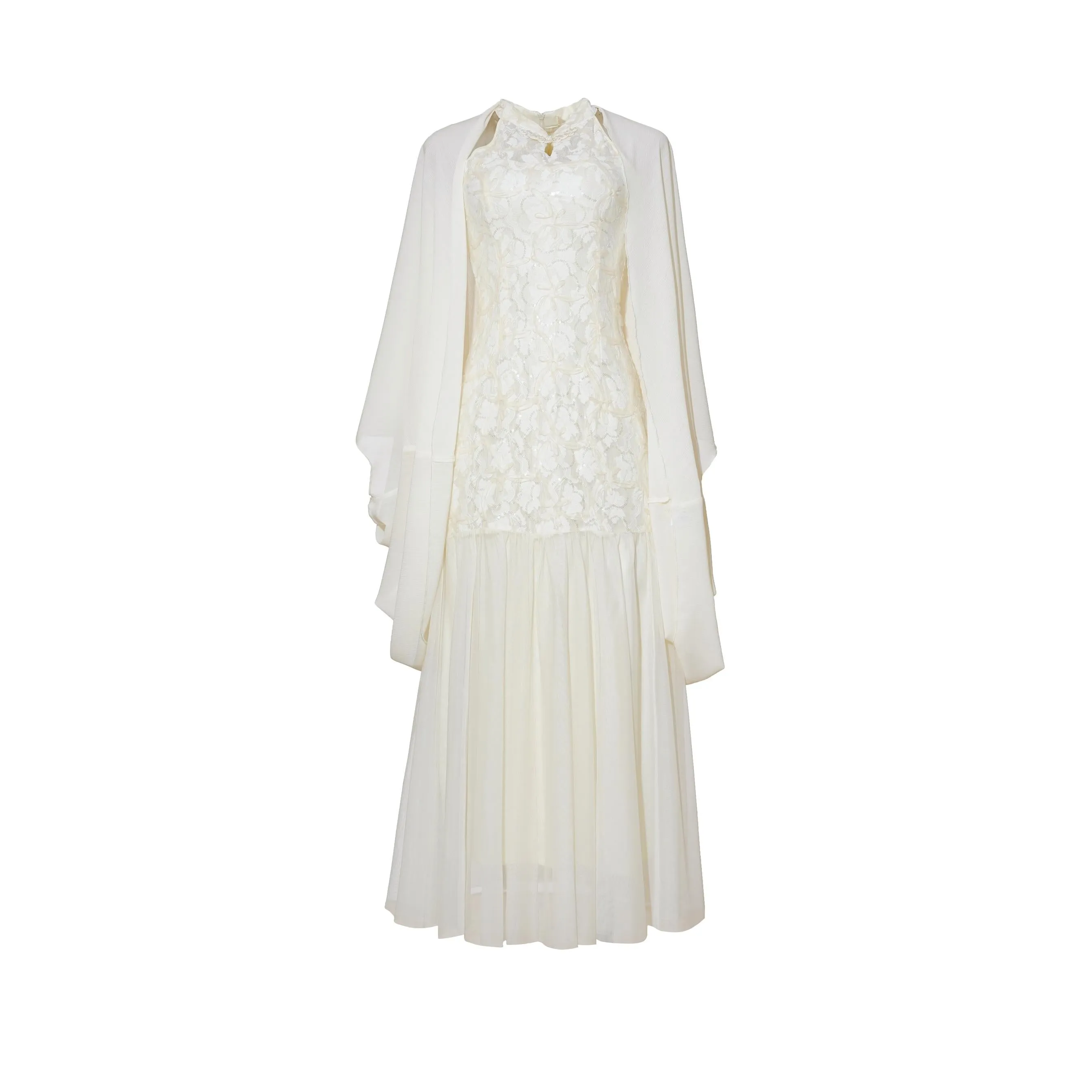 Stylish Dress with Solid Color and Toggle Button Detail