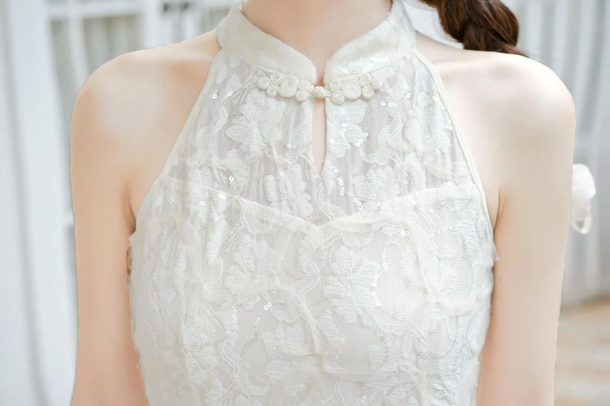 Stylish Dress with Solid Color and Toggle Button Detail