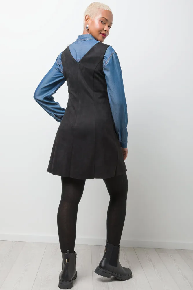 Suede Shift Dress