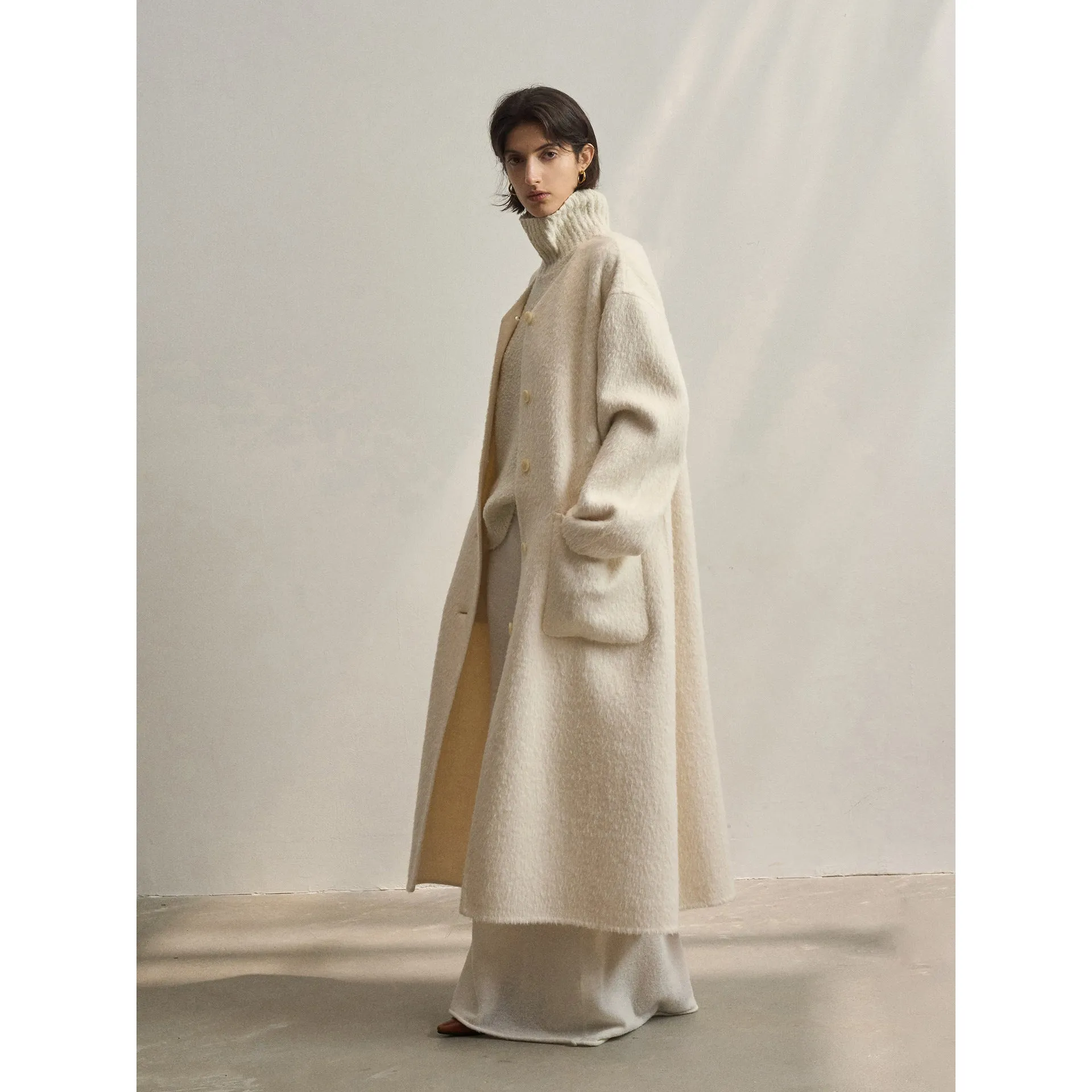 Suri Alpaca Wool Coat