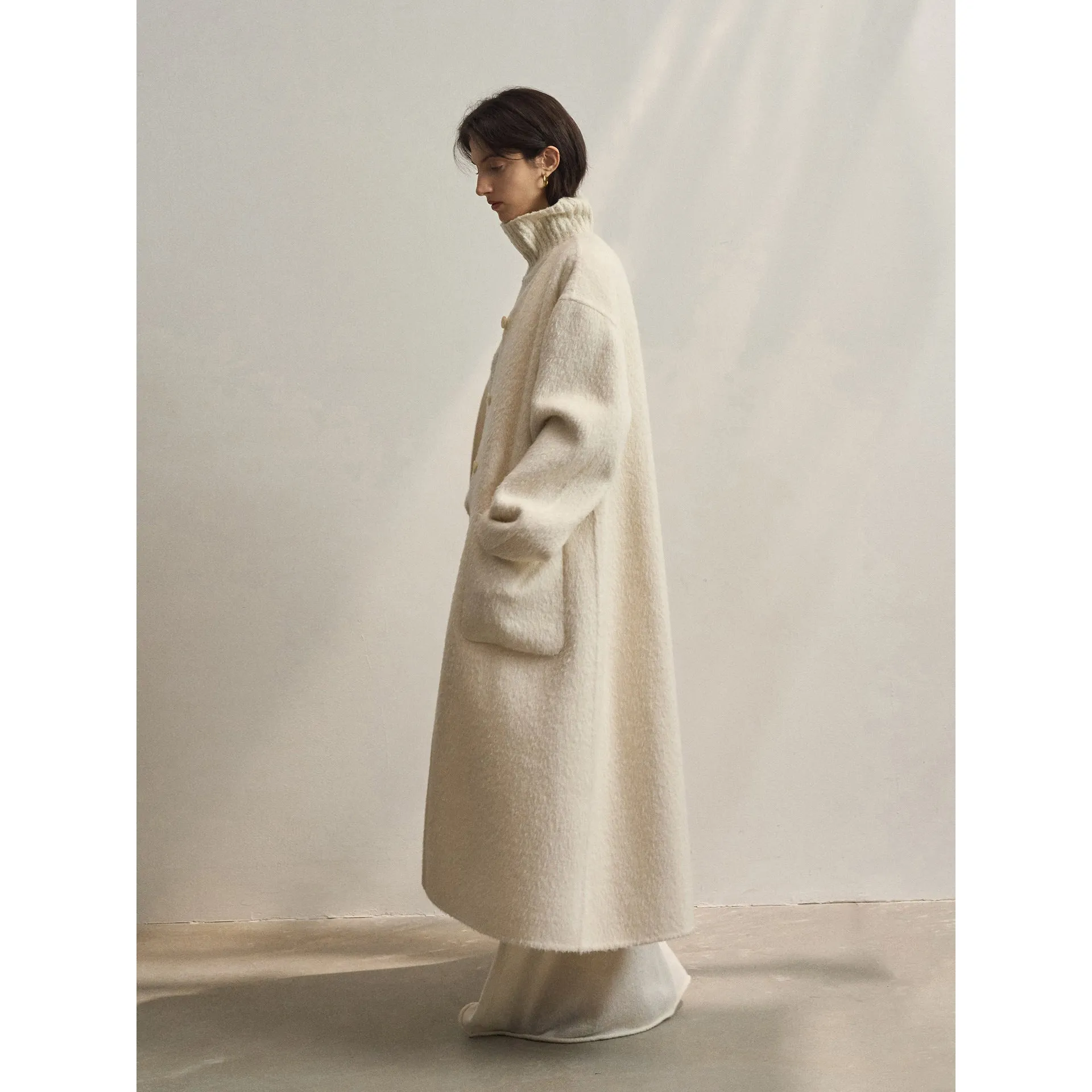 Suri Alpaca Wool Coat