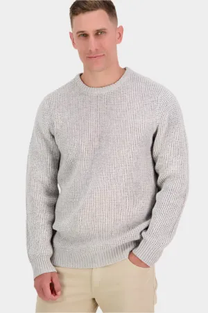Swanndri Men's Fistral Waffle Knit - New Silver