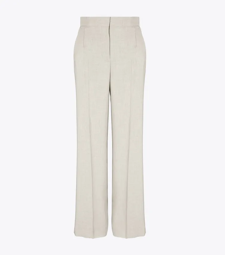 TAILORED DRAPEY MELANGE PANTS