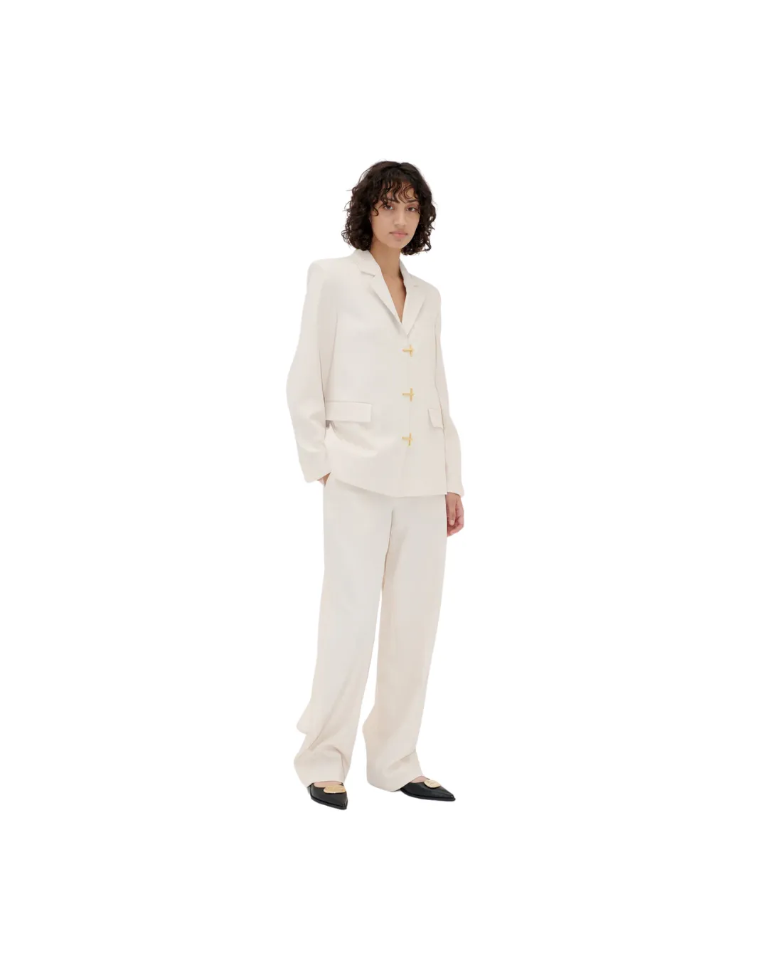 Tailored Slit Pants