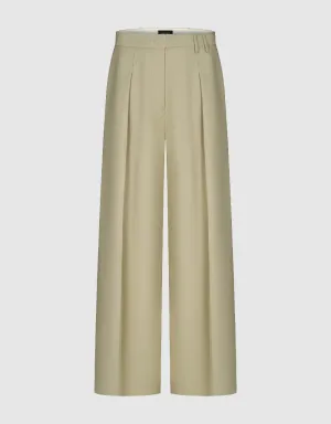 Tailored Straight Pants