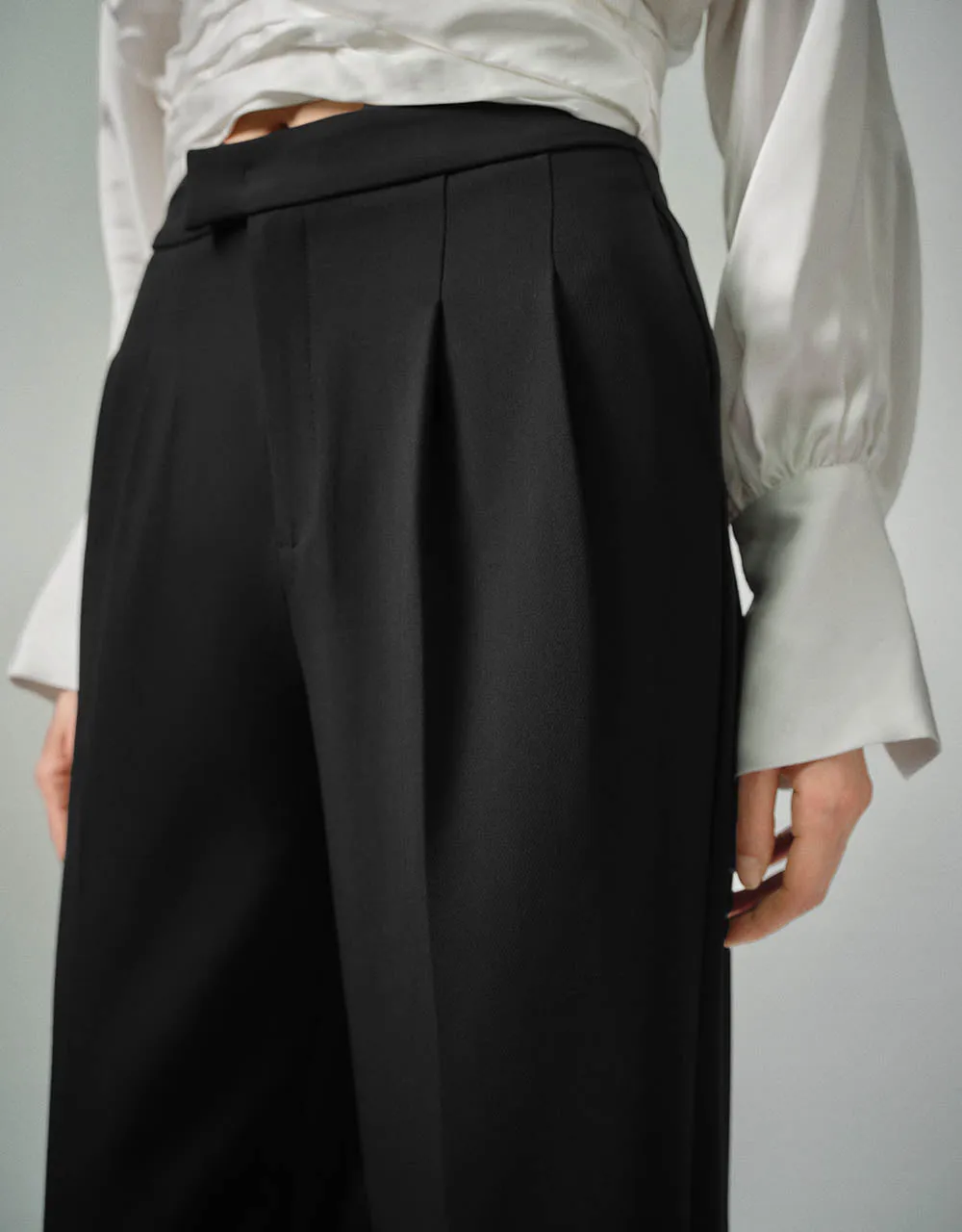 Tailored Straight Pants