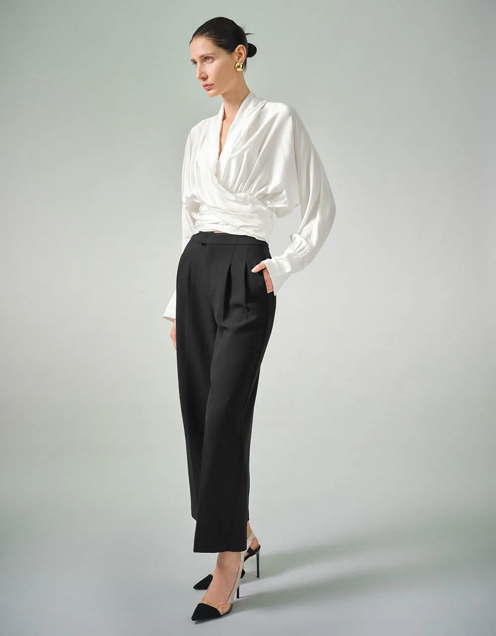 Tailored Straight Pants
