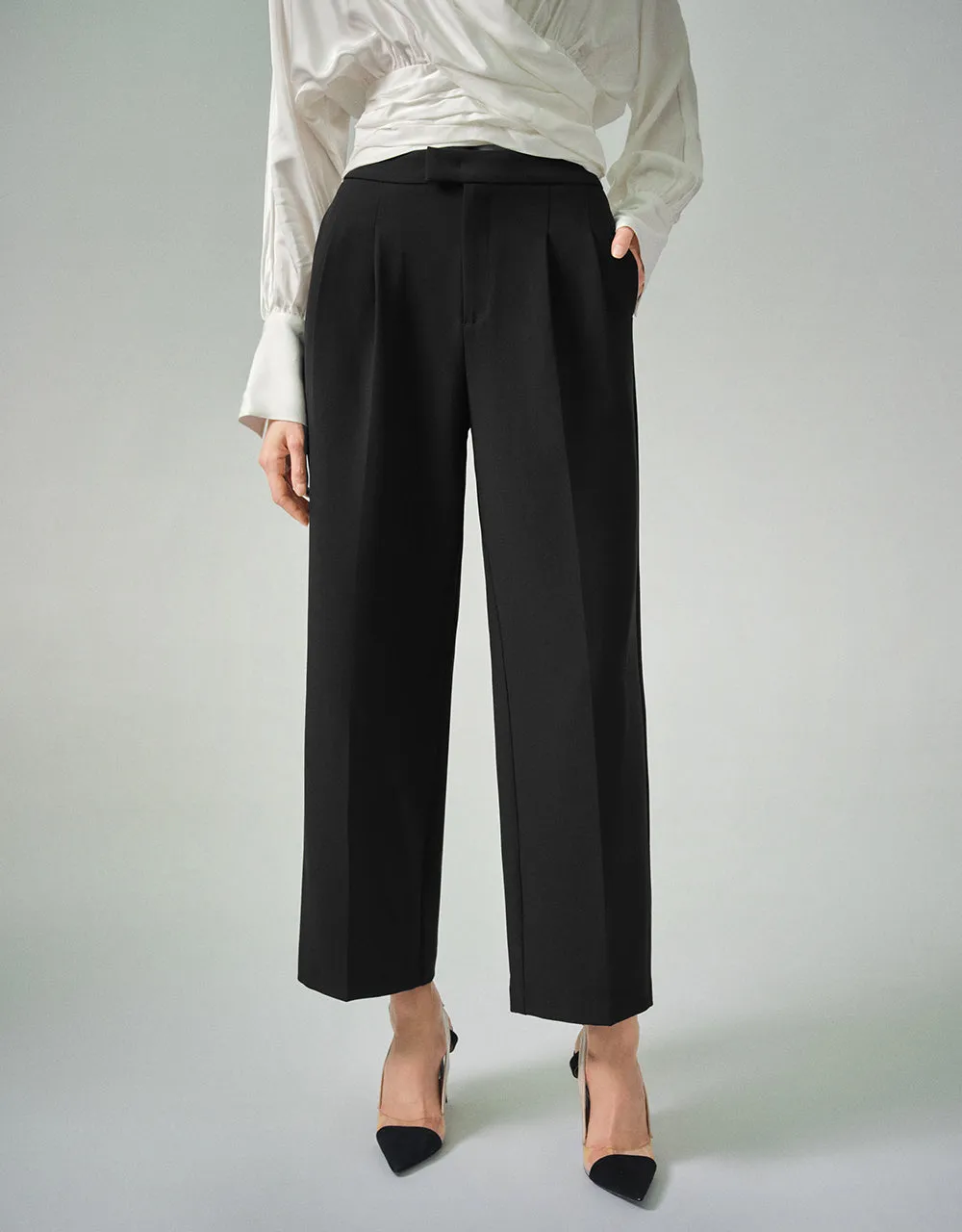 Tailored Straight Pants