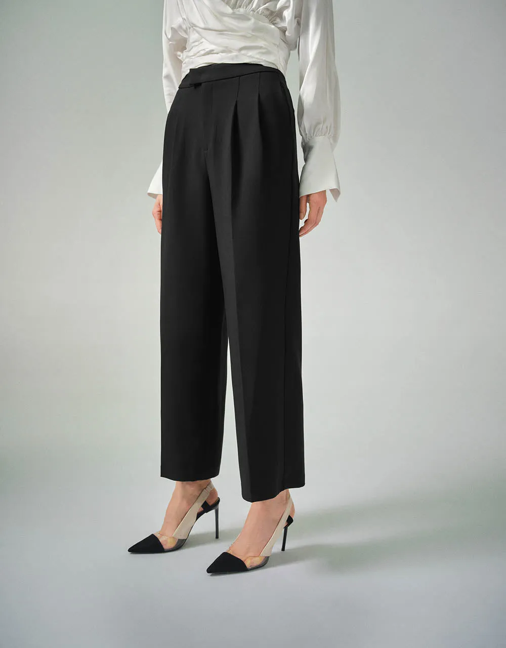 Tailored Straight Pants