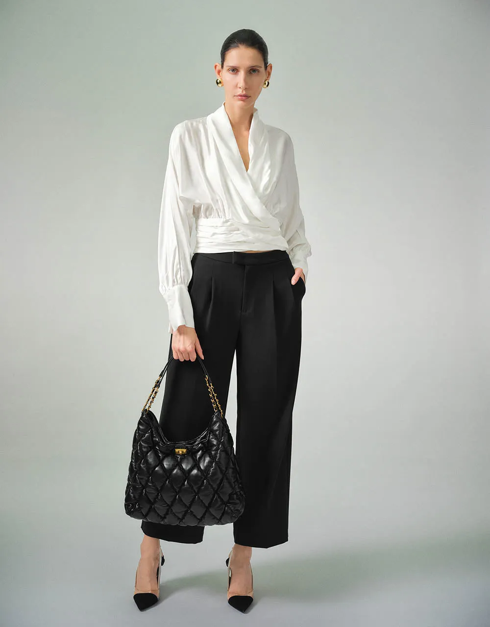 Tailored Straight Pants