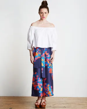 Tanya Taylor Tilda Pant | Floral Pop Twill