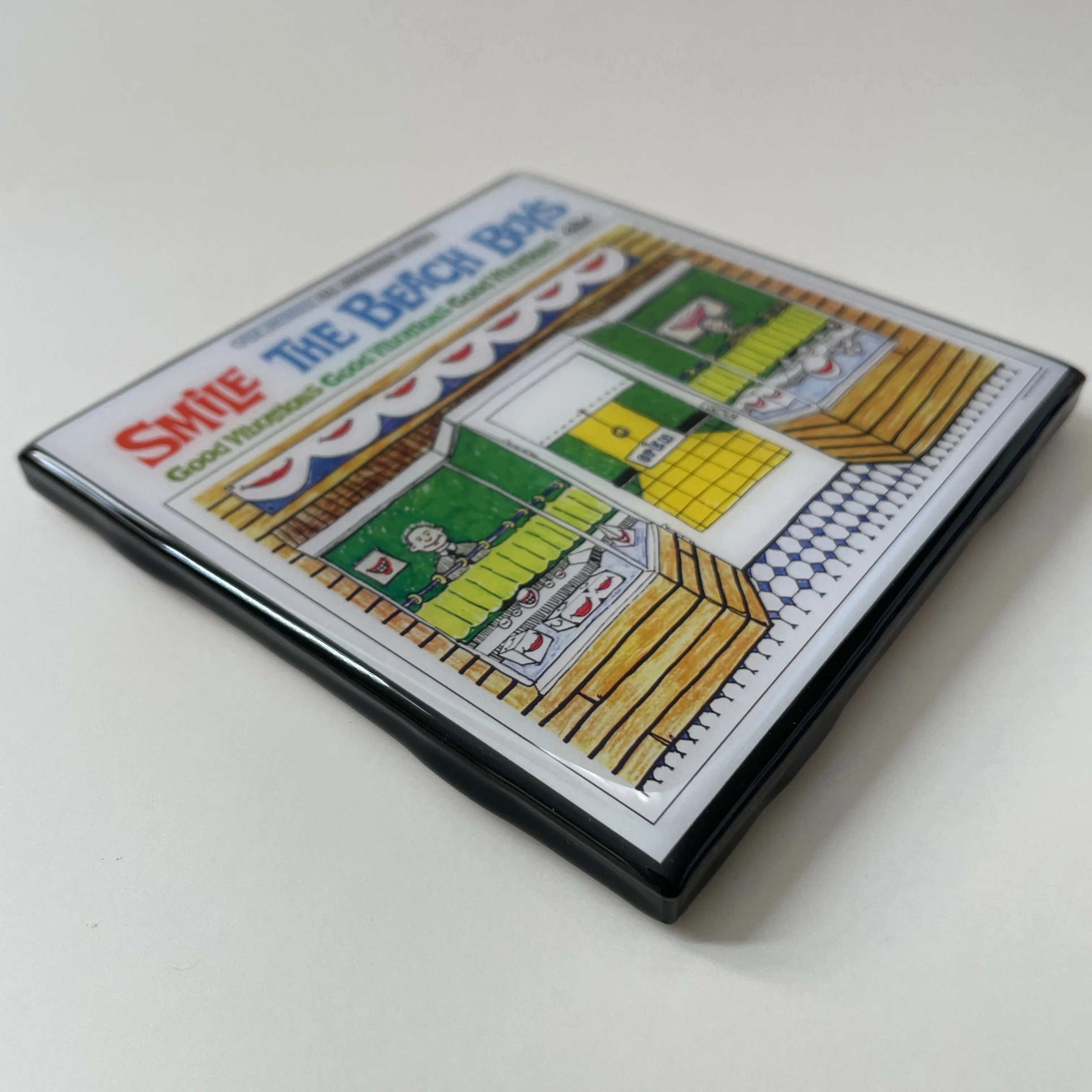 THE BEACH BOYS Smile Coaster Custom Ceramic Tile