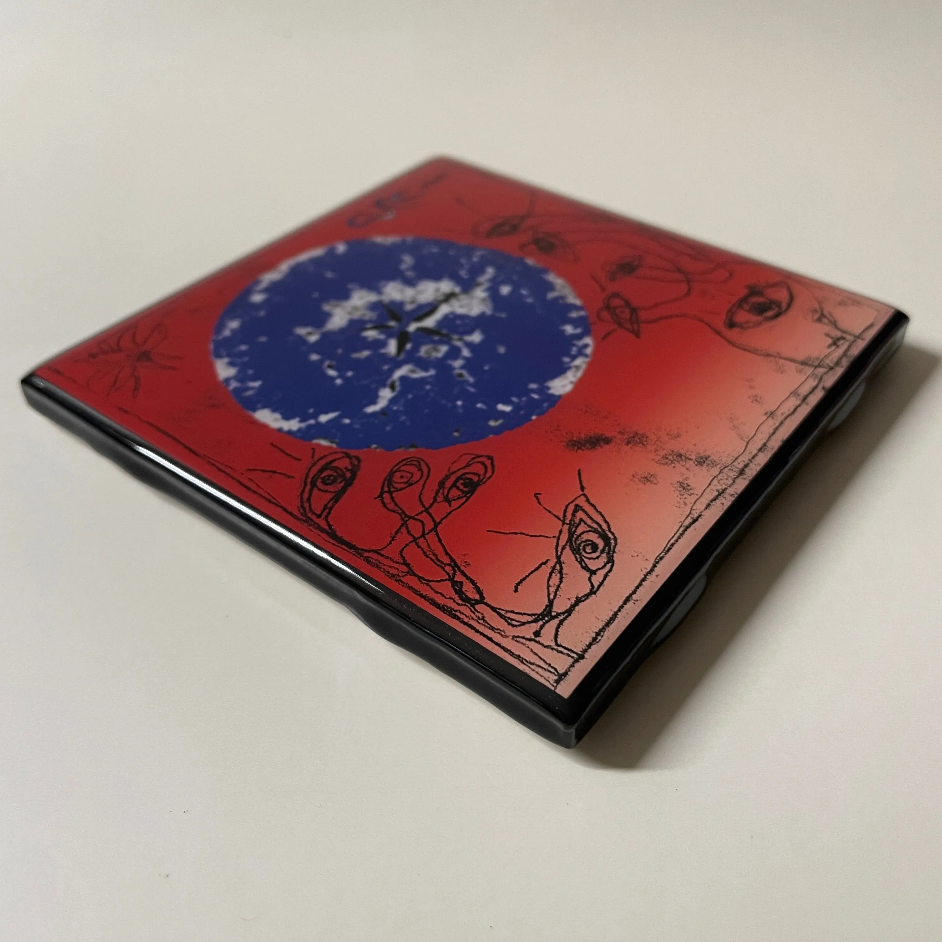 THE CURE Wish Coaster Ceramic Tile Album Cover Cork