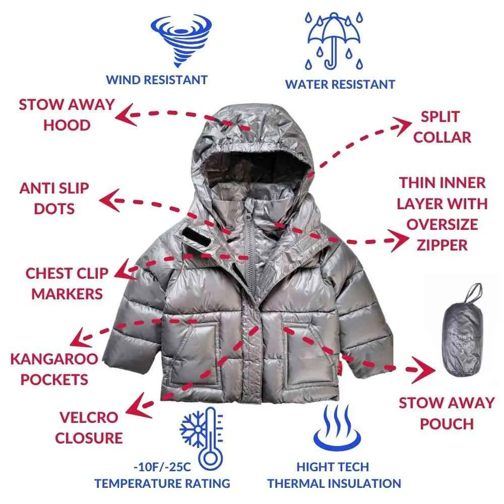 The Road Coat Vegan - Platinum