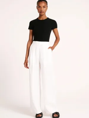 Thilda Linen Pant - White