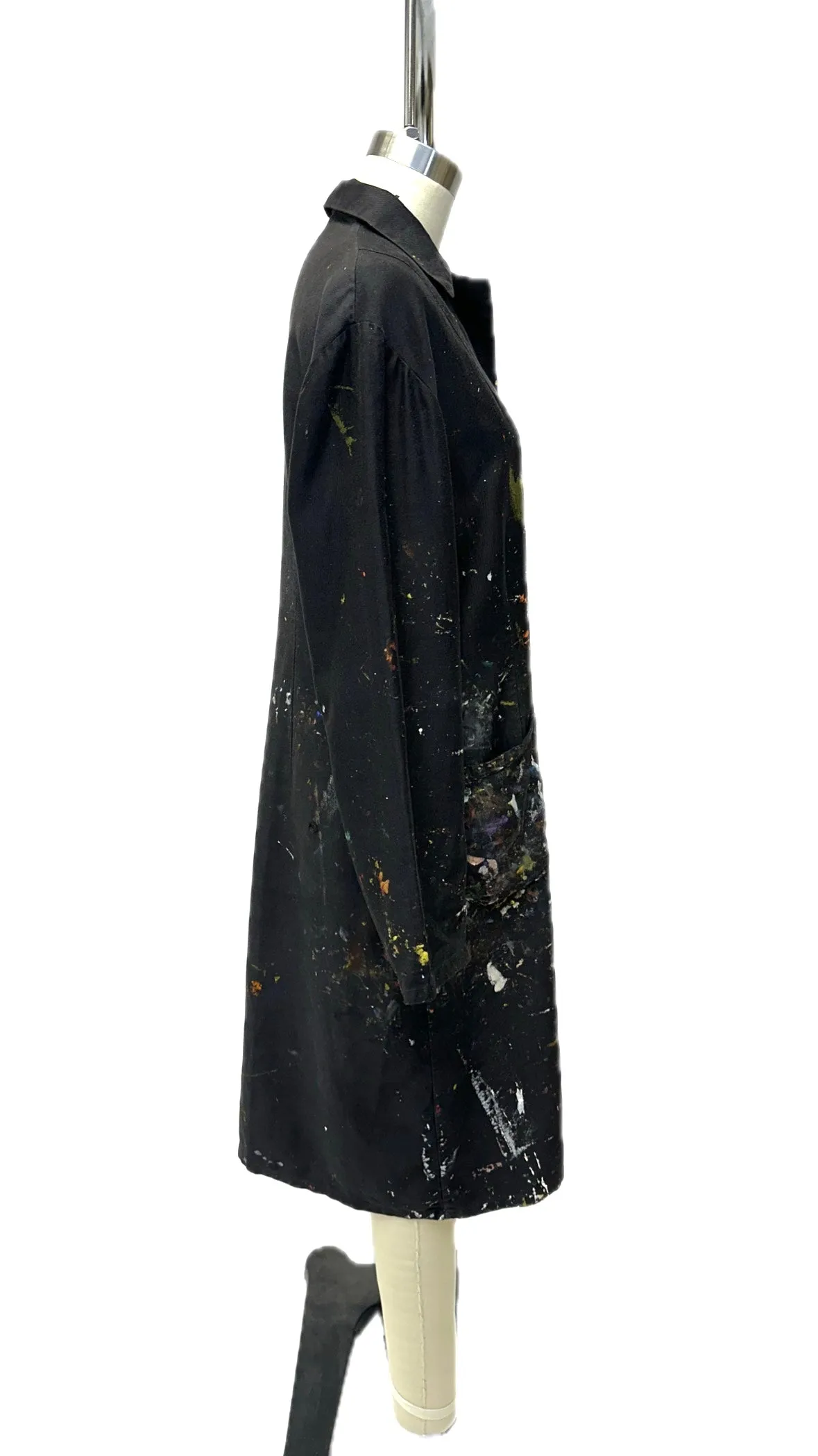 Thrashed Paint Splatter Coat