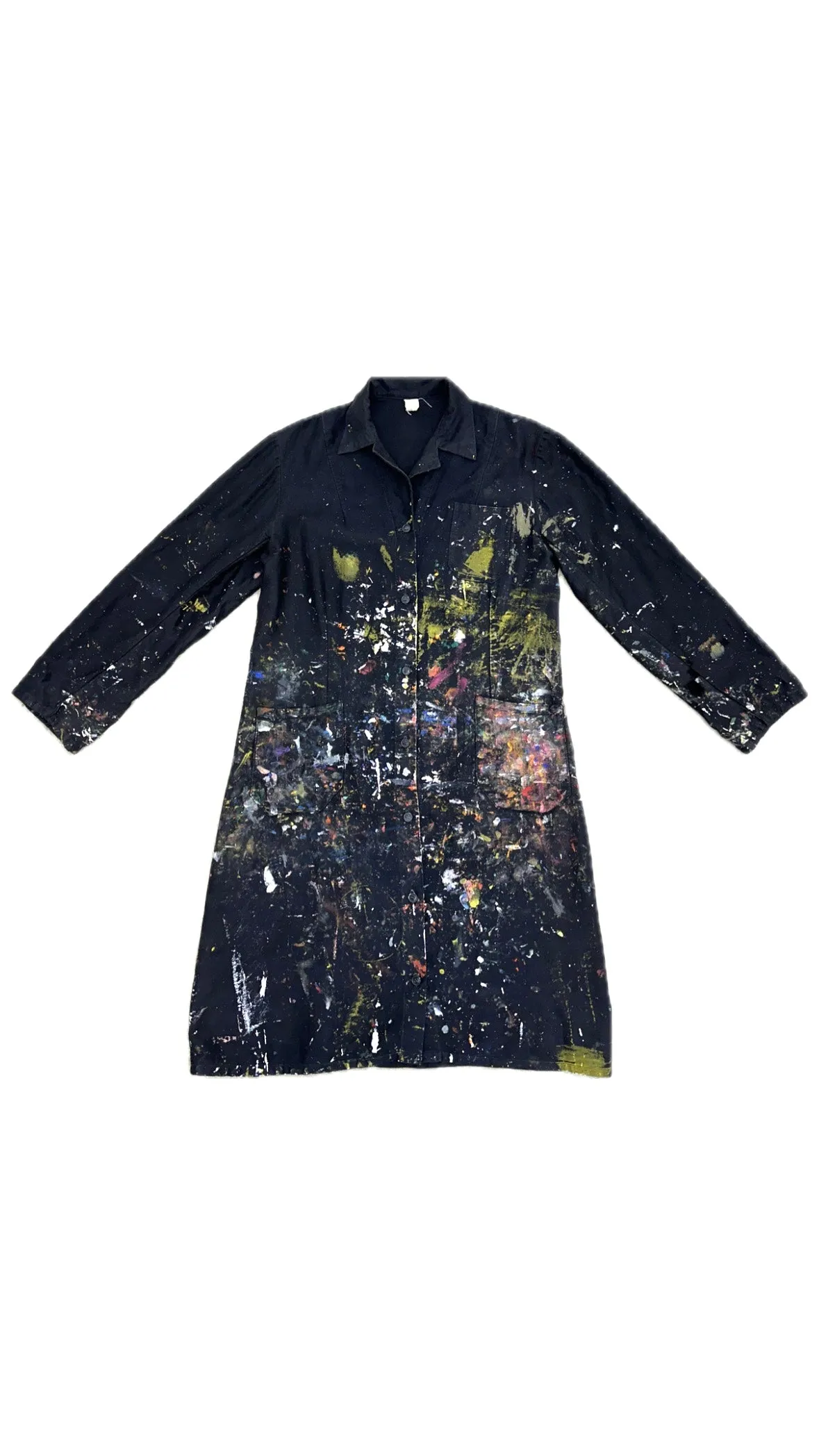 Thrashed Paint Splatter Coat