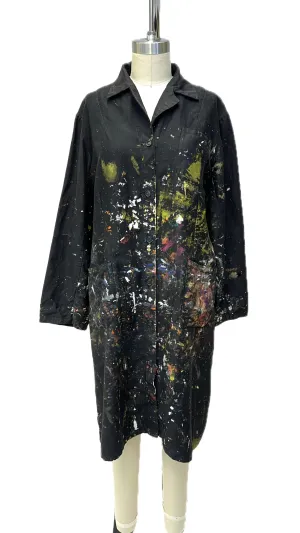 Thrashed Paint Splatter Coat